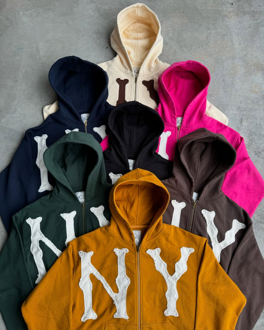 Unisex NY Zip Up